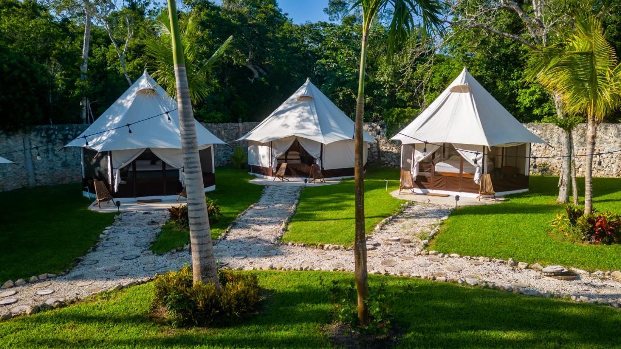 Xakluum Eco Glampings 호텔 푸에르토 모렐로스 외부 사진